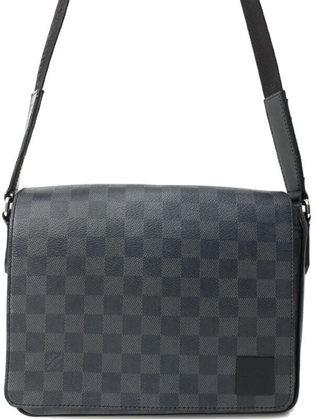 Louis Vuitton Damier Graphite Black District Shoulder Bag